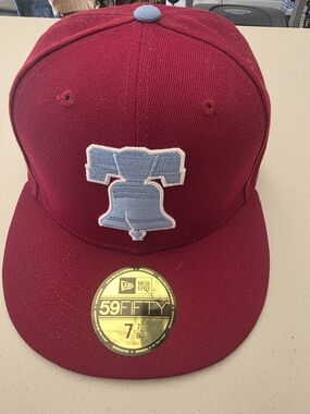 New Era red Philadelphia Phillies World Series 1980 Fitted Sz 7-7/8